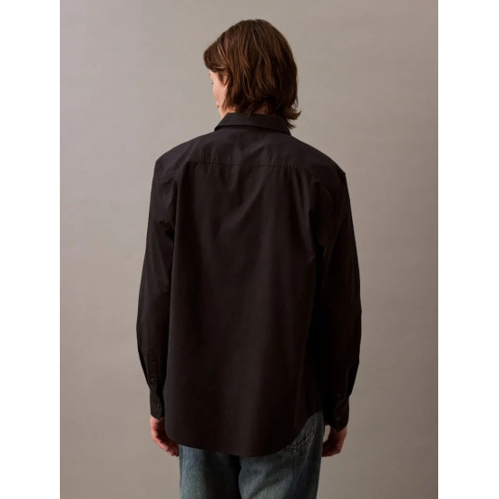 CALVIN KLEIN LS SOLID OXFORD CLASSIC SHIRT LV140EM125 UB1-BLACK