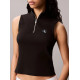 CALVIN KLEIN WOVEN LABEL SL QZ TOP LV047C909G UB1-BLACK