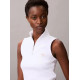 CALVIN KLEIN WOVEN LABEL SL QZ TOP LV047C909G YAA-BRILLIANT WHITE