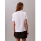 CALVIN KLEIN INST LOGO CLASSIC TEE SS LV047C912G YAA-BRILLIANT WHITE