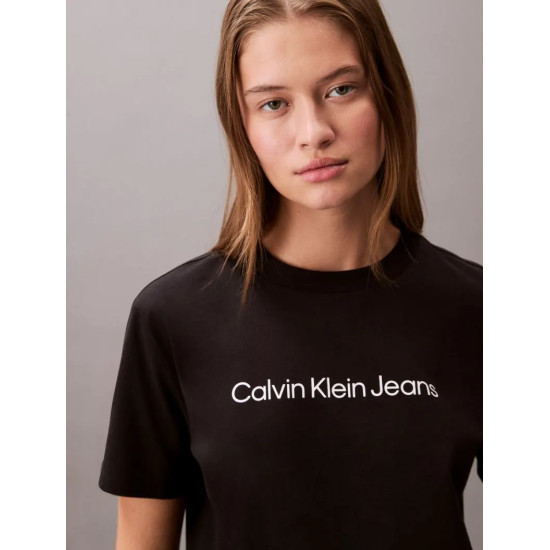 CALVIN KLEIN INST LOGO CLASSIC TEE SS LV047C912G UB1-BLACK