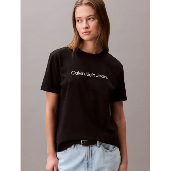 CALVIN KLEIN INST LOGO CLASSIC TEE SS LV047C912G UB1-BLACK