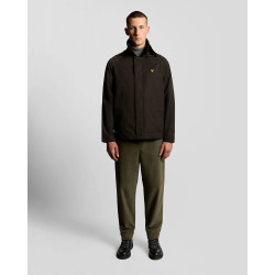 LYLE & SCOTT TARTAN LINED HUNTING JACKET JK2308V Z865-JET BLACK
