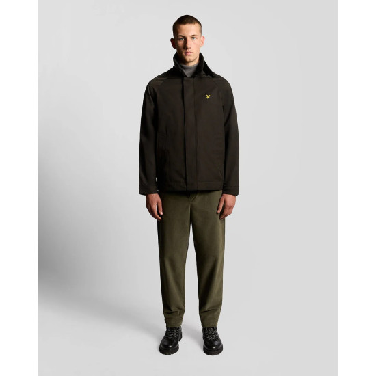LYLE & SCOTT TARTAN LINED HUNTING JACKET JK2308V Z865-JET BLACK