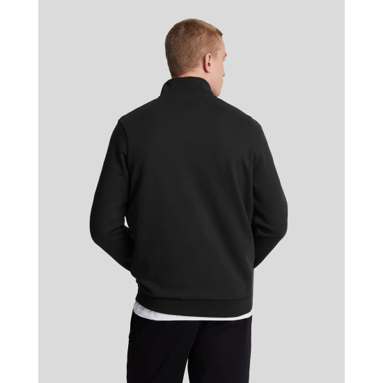 LYLE & SCOTT LOOPBACK QUARTER ZIP SWEAT ML2022V Z865-JET BLACK