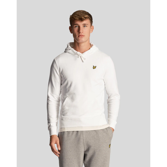 LYLE & SCOTT PULLOVER HOODIE ML416VOG 626-WHITE