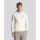 LYLE & SCOTT PULLOVER HOODIE ML416VOG 626-WHITE