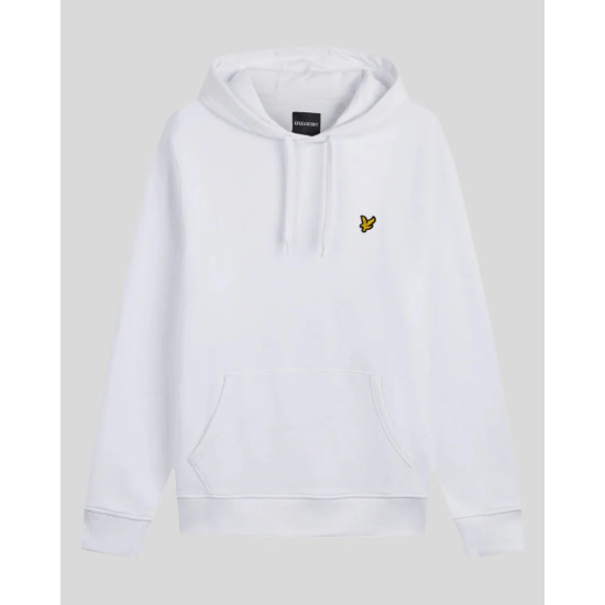 LYLE & SCOTT PULLOVER HOODIE ML416VOG 626-WHITE