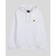 LYLE & SCOTT PULLOVER HOODIE ML416VOG 626-WHITE