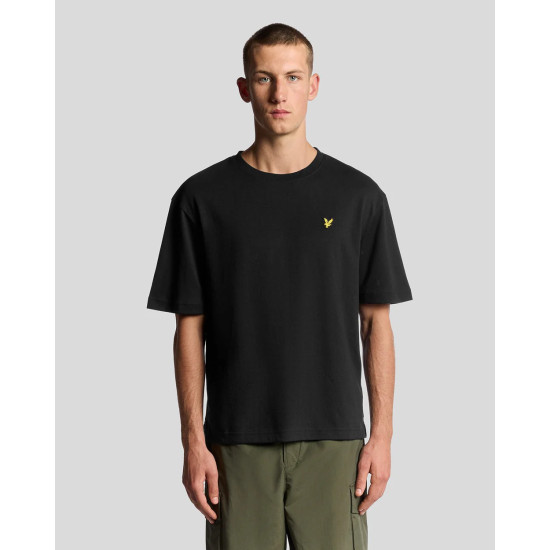 LYLE & SCOTT ULTRA SOFT COTTON BLEND T-SHIRT TS2302V Z865-JET BLACK