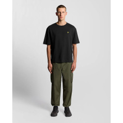 LYLE & SCOTT ULTRA SOFT COTTON BLEND T-SHIRT TS2302V Z865-JET BLACK