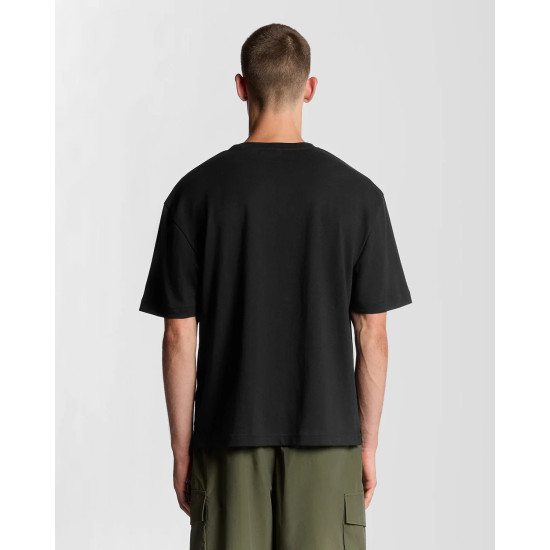 LYLE & SCOTT ULTRA SOFT COTTON BLEND T-SHIRT TS2302V Z865-JET BLACK