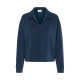 MY ESSENTIAL WARDROBE HELLEMW POLO BLOUSE 10705234 194109-AFTER MIDNIGHT 
