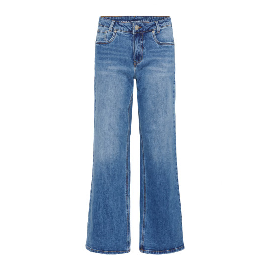 MY ESSENTIAL WARDROBE MWLOUIS 144 HIGH WIDE JEANS 10705242 100053-MEDIUM BLUE
