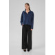 MY ESSENTIAL WARDROBE HELLEMW POLO BLOUSE 10705234 194109-AFTER MIDNIGHT 