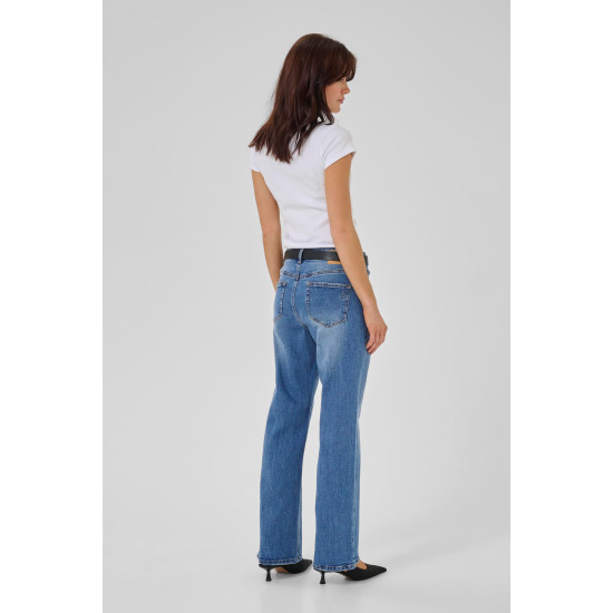 MY ESSENTIAL WARDROBE MWLOUIS 144 HIGH WIDE JEANS 10705242 100053-MEDIUM BLUE