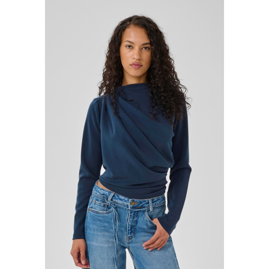 MY ESSENTIAL WARDROBE HELLEMW BLOUSE 10704885 194109-AFTER MIDNIGHT 