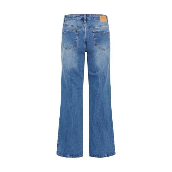 MY ESSENTIAL WARDROBE MWLOUIS 144 HIGH WIDE JEANS 10705242 100053-MEDIUM BLUE