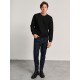 STAFF GALLERY DEKER CREW NECK SWEATER 64-112.054 N0090-BLACK STAFF GALLERY DEKER CREW NECK SWEATER 64-112.054 N0090-BLACK