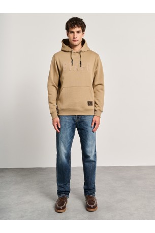 STAFF GALLERY JET MAN HOODIE 64-113.054 N9981-CAPPUCCINO