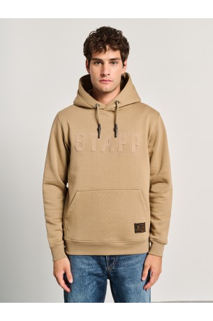 STAFF GALLERY JET MAN HOODIE 64-113.054 N9981-CAPPUCCINO