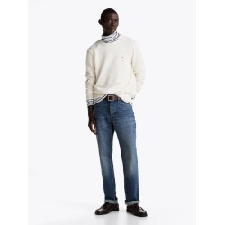 TOMMY HILFIGER ESSENTIAL STRUCTURE CREW NECK MW0MW36347 Z00-IVORY PETAL