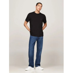TOMMY HILFIGER TECH TEE MW0MW37313 BDS-BLACK 