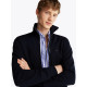 TOMMY HILFIGER ESSENTIAL TERRY ZT STAND COLLA MW0MW38084 DW5-DESERT SKY