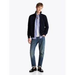TOMMY HILFIGER ESSENTIAL TERRY ZT STAND COLLA MW0MW38084 DW5-DESERT SKY