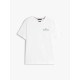 TOMMY HILFIGER HILFIGER STACK TEE MW0MW39355 YBR-WHITE