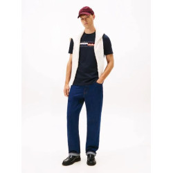 TOMMY HILFIGER TH COLOUR BLOCK GRAPHIC TEE MW0MW40014 DW5-DESERT SKY