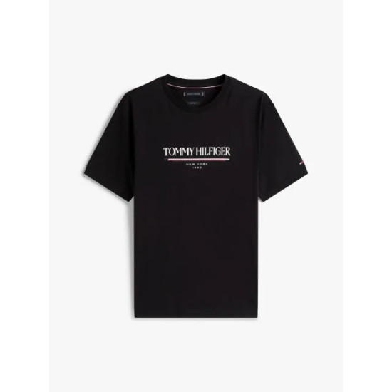 TOMMY HILFIGER BRAND LOVE HILFIGER TEE MW0MW40324 BDS-BLACK