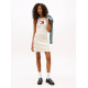 TOMMY JEANS TJW FLAG SWEATER MINI DRESS EX DW0DW20877 YBL-ECRU