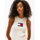 TOMMY JEANS TJW FLAG SWEATER MINI DRESS EX DW0DW20877 YBL-ECRU