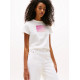 TOMMY JEANS TJW REG GRADIENT FLAG SS DW0DW20905 YBL-ECRU