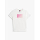 TOMMY JEANS TJW REG GRADIENT FLAG SS DW0DW20905 YBL-ECRU
