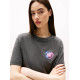TOMMY JEANS TJW RLX NEON SS TEE EXT DW0DW21358 BDS-BLACK