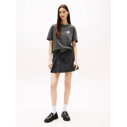 TOMMY JEANS TJW RLX NEON SS TEE EXT DW0DW21358 BDS-BLACK