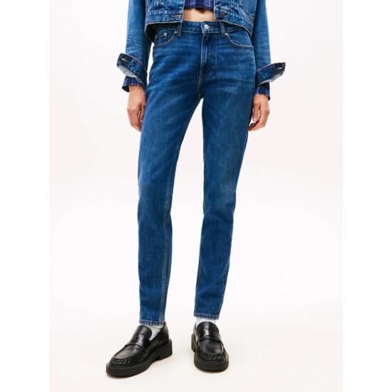 TOMMY JEANS TJW LUCY MR SLIM BI0152 DW0DW21808 1BK32-DENIM DARK