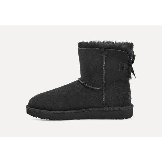 UGG MINI BAILEY BOW II CLASSIC MINI BOOT 1019032 0071-BLACK