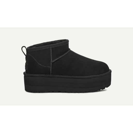 UGG CLASSIC ULTRA MINI PLATFORM BOOT 1135092 0071-BLACK