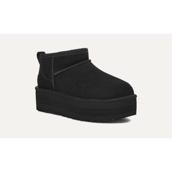 UGG CLASSIC ULTRA MINI PLATFORM BOOT 1135092 0071-BLACK