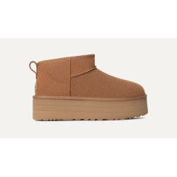 UGG CLASSIC ULTRA MINI PLATFORM BOOT 1135092 00KD-CHESTNUT