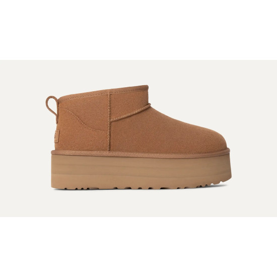 UGG CLASSIC ULTRA MINI PLATFORM BOOT 1135092 00KD-CHESTNUT