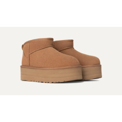 UGG CLASSIC ULTRA MINI PLATFORM BOOT 1135092 00KD-CHESTNUT