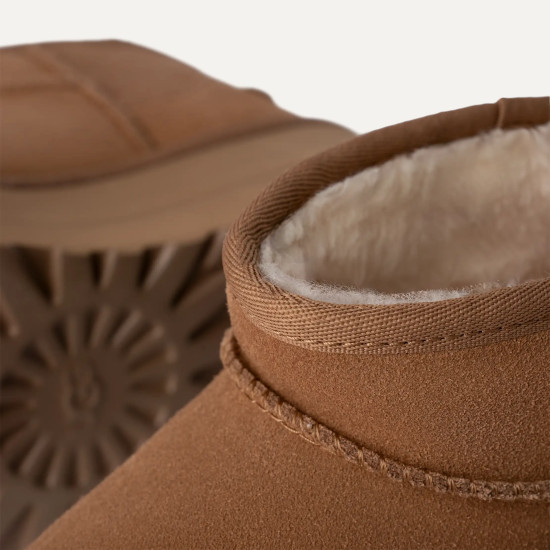 UGG CLASSIC ULTRA MINI PLATFORM BOOT 1135092 00KD-CHESTNUT