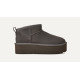 UGG CLASSIC ULTRA MINI PLATFORM BOOT 1135092 0080-CHARCOAL