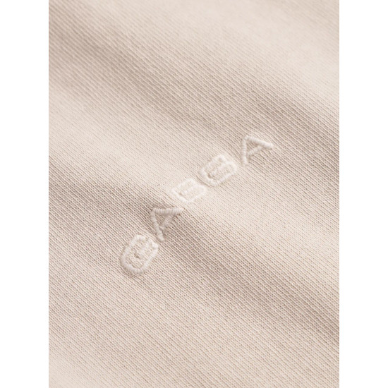 GABBA NIGEL WIX BOXY HOUR SS T-SHIRT 11141 0035-WHITE ALMOND