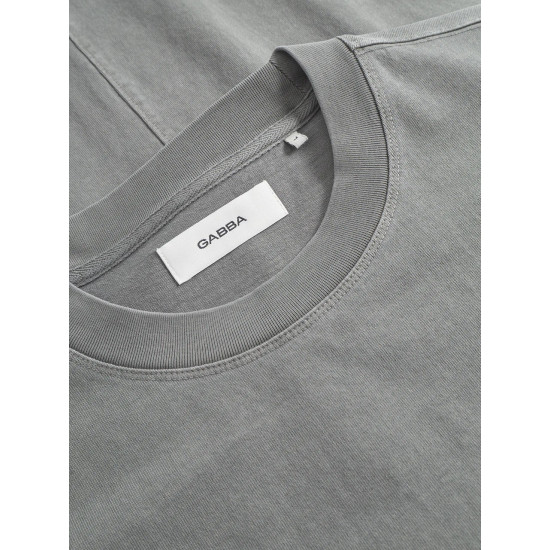 GABBA NIGEL WIX BOXY HOUR SS T-SHIRT 11141 7016-DUST SAGE GREEN