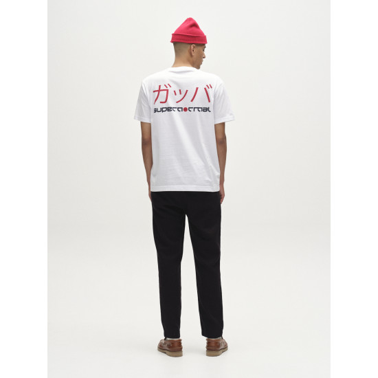 GABBA DUNE KAY DOT SS T-SHIRT GOTS 11784 0003-WHITE